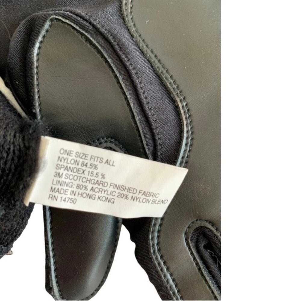 Berkshire Handkrchf Women’s Black Vintage Gloves - Picture 4 of 4